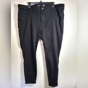 Old Navy black stretch high-rise super skinny jeans   women's 24  #2520